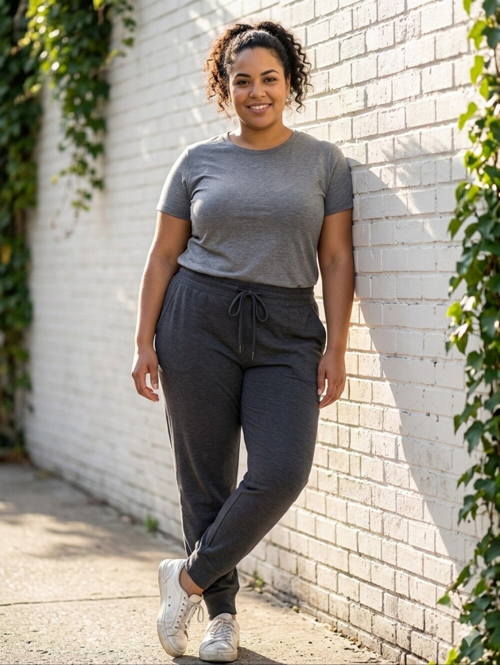 Lole Women's Charcoal Gray Drawstring Jogger Pants